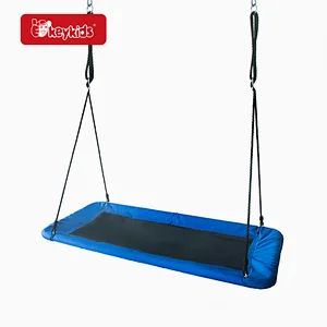 Large Waterproof Fabric Kids Children Platform Swing with Adjustable Ropes W01D294